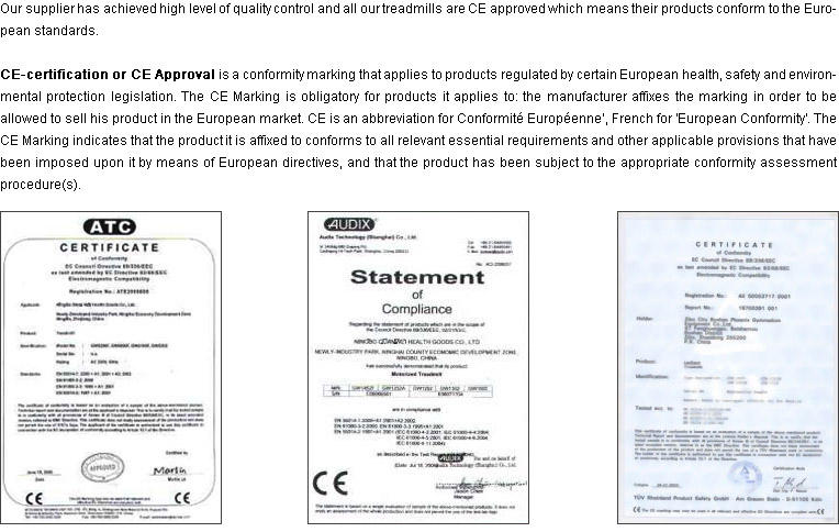 CE Approval Details