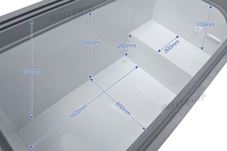 BRAND NEW 500 LITRE CHEST FREEZER, SLIDING GLASS DOORS - KC500 BRAND NEW 500 LITRE CHEST FREEZER, SLIDING GLASS DOORS - KC500