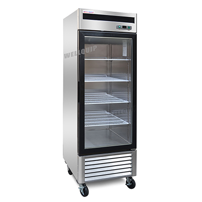 single glass door fridge 610l - bga650