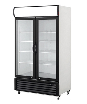 Double Glass Door Upright Fridge Quipwell-LG900HD - Click Image to Close