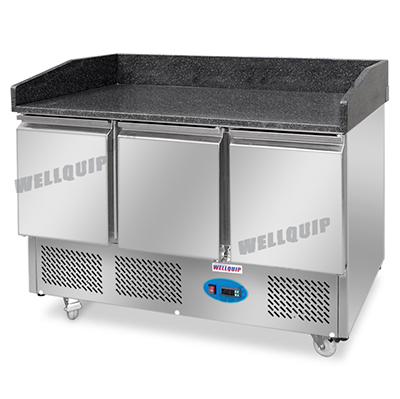 saladette salad bench 3-door fridge (s3pt)