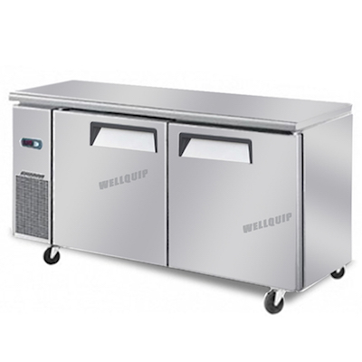 2-door commercial kitchen working bench Fridge: quipwell-WA1568