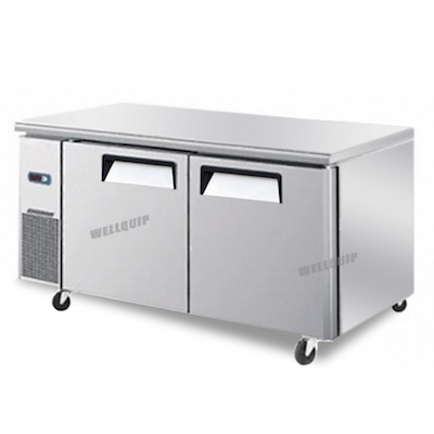 2-door commercial kitchen working bench freezer: quipwell-wc1578 - Click Image to Close